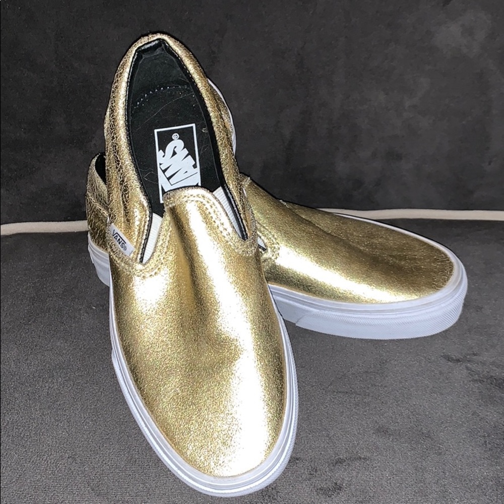 Gold Vans x J crew